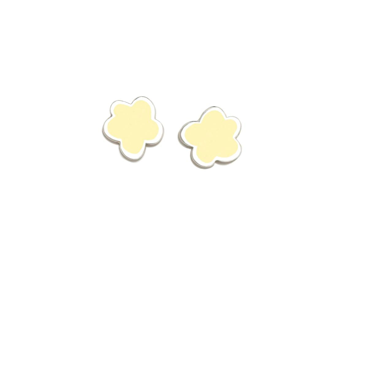 Pendientes SUPERAGATHA PASTEL FLOR CREMA - ARP