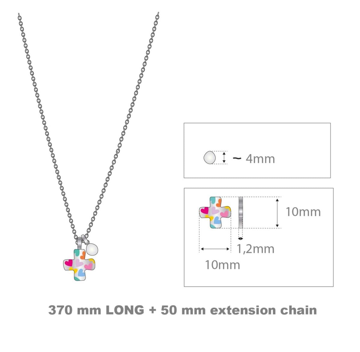 Colgante PENÉLOPE CRUZ CORAZONES MULTICOLOR - ARP