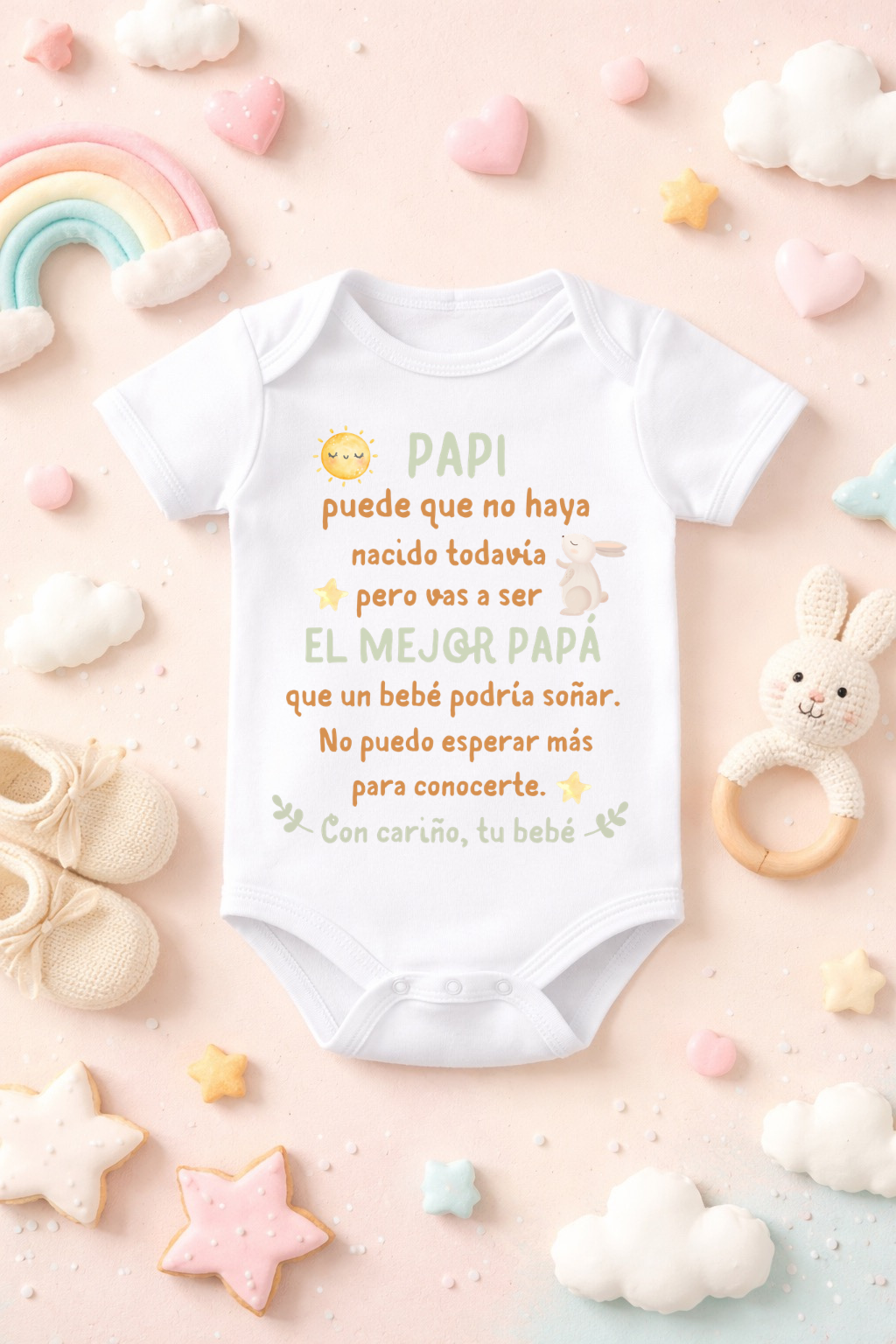 Body Bebé Carta desde la barriguita-Be Love