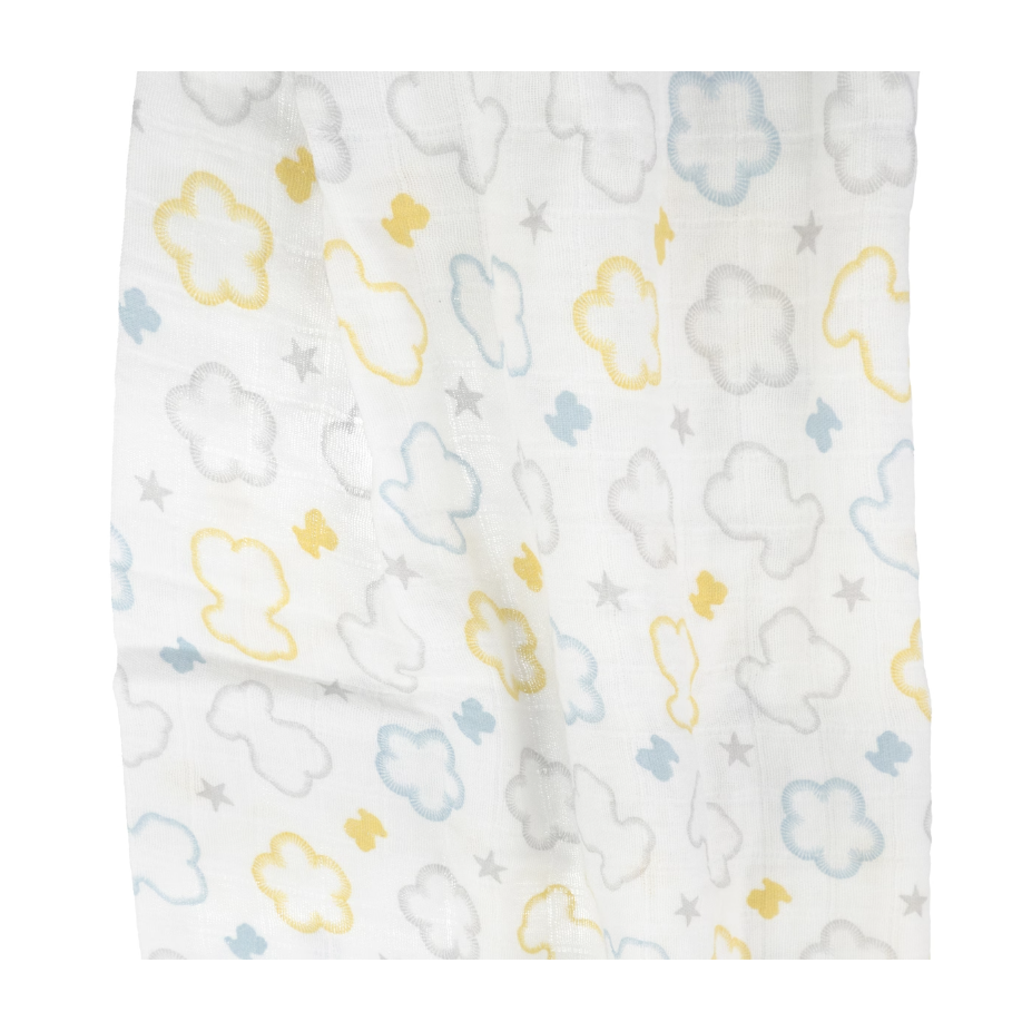 Muselina OSOS Y FLORES Único- Tous Baby