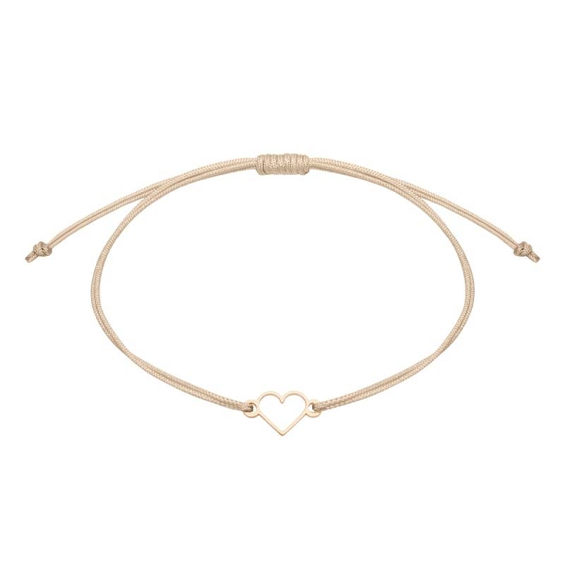 Pulsera BESTFRIENDS Acero Chapado en Oro Rosa Corazón