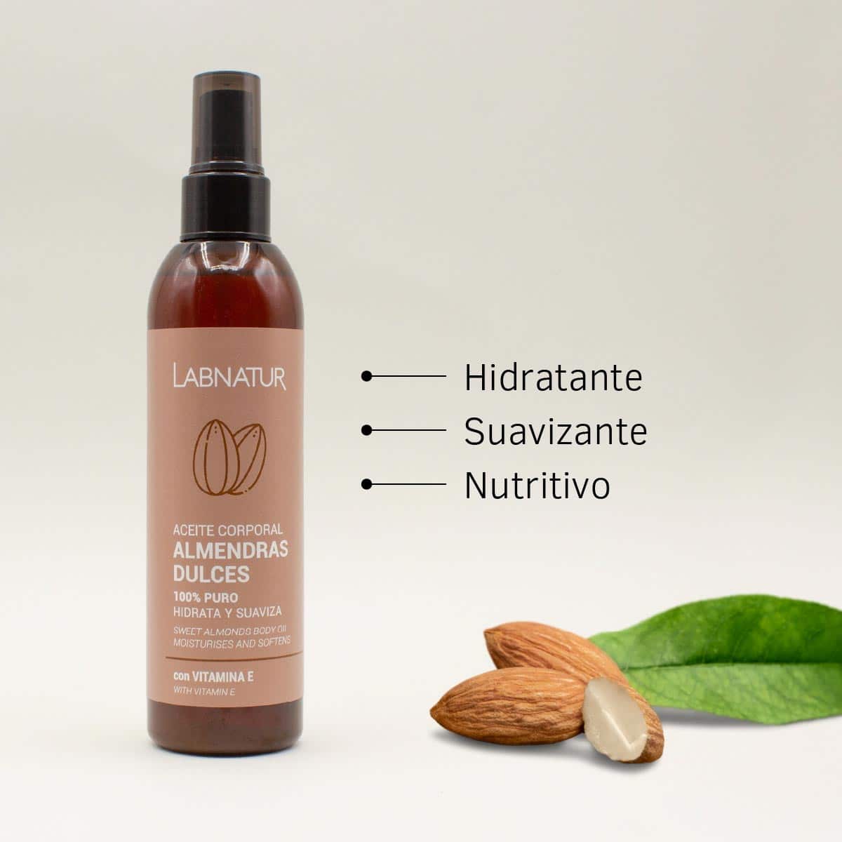 Aceite Corporal 200ml ALMENDRAS DULCES - SYS COSMÉTICA NATURAL