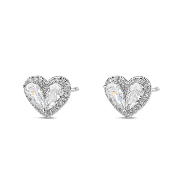 Pendientes Circonitas Plata Primera Ley-Be Love