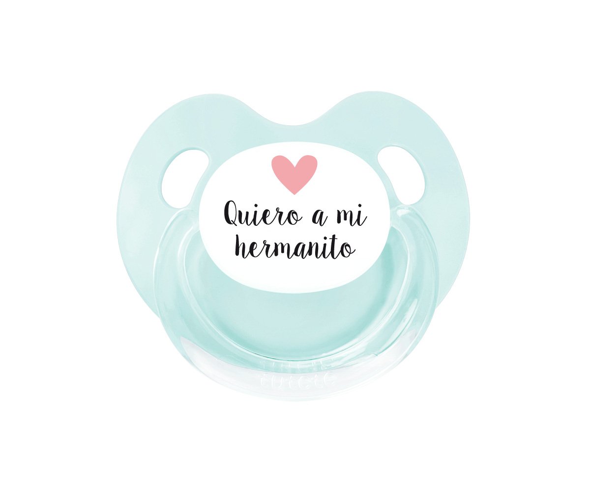 Chupete Retro Aqua Quiero a mi Hermanito - TUTETE
