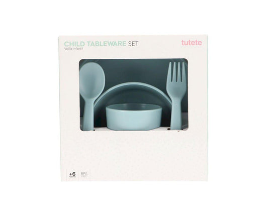 Vajilla Infantil LIGTH BLUE -TUTETE