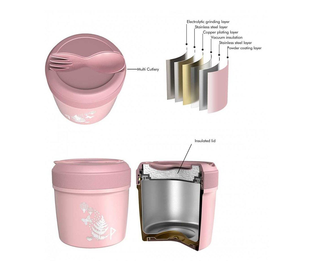 Thermos Sólidos LunchJar Spirit Passion - TUTETE