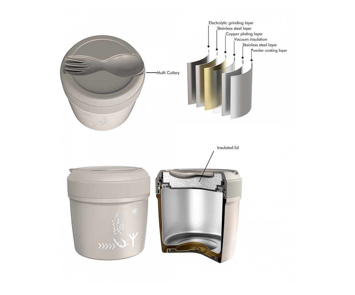 Thermos Sólidos LunchJar Spirit Power - TUTETE