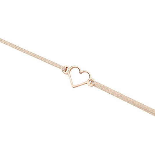 Pulsera BESTFRIENDS Acero Chapado en Oro Rosa Corazón
