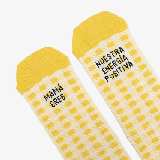 Calcetines "Mamá eres nuestra energía positiva"-UO