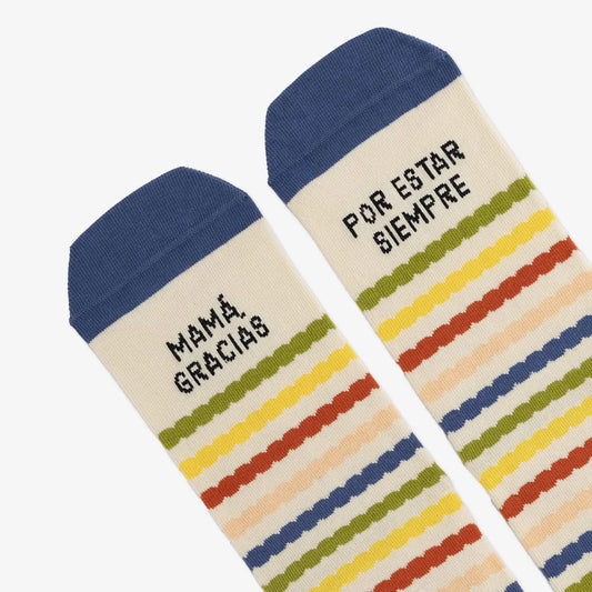 Calcetines "Mamá gracias por estar siempre"-UO