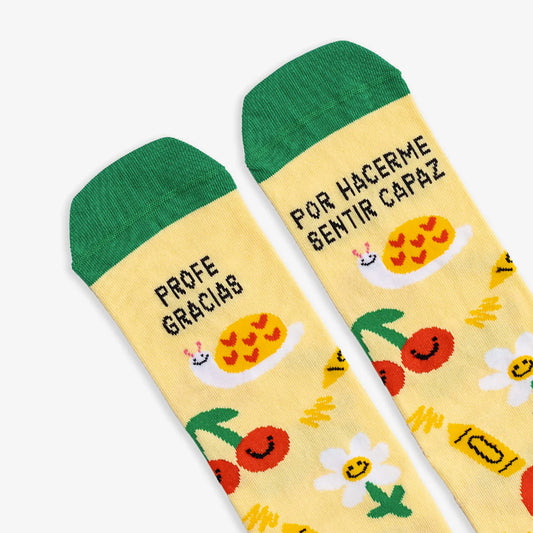 Calcetines "Profe, gracias por hacerme sentir capaz" - UO