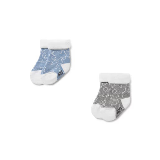 Pack de 2 Calcetines SSOCKS AZUL - TOUS
