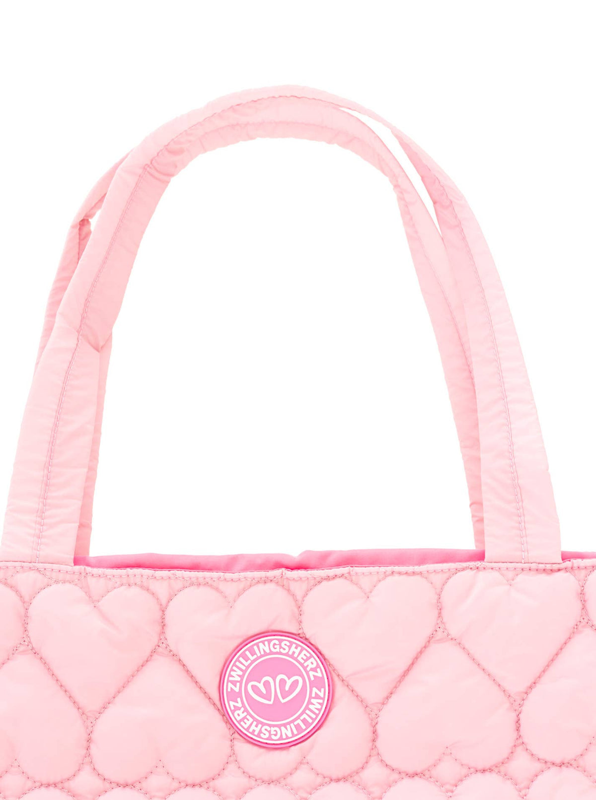 Bolsa shopper Acolchado con corazones