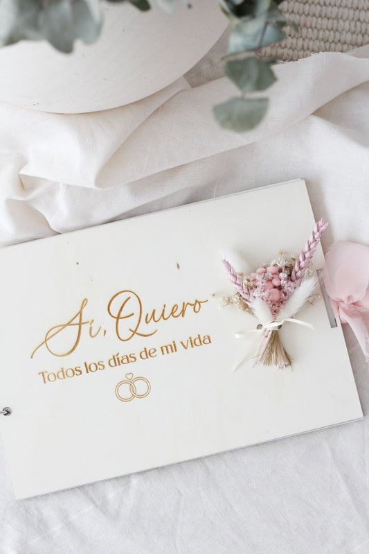 Libro de firmas Sí quiero, todos los días de mi vida-Be Love