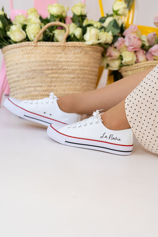 Zapatillas La Novia Color Blanco - Personalizables- Be Love