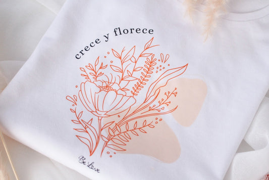 Camiseta Crece y Florece- Be Love