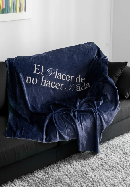 Manta "El placer de no hacer nada" - FISURA