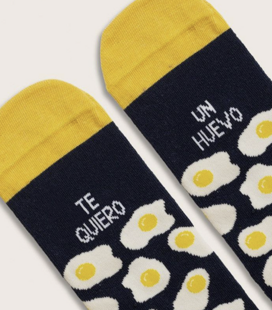 Calcetines "Te quiero un huevo" Blue - low impact - UO
