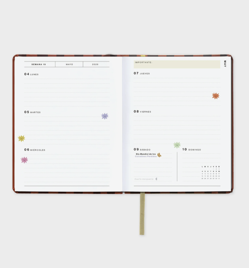 Agenda Anual 2026 "Palm" Mini - UO