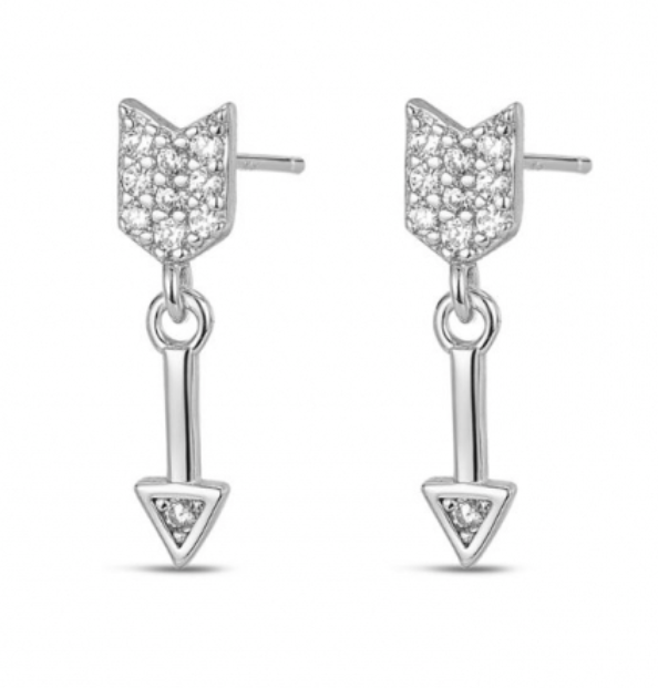 Pendientes Flecha- Plata Primera Ley