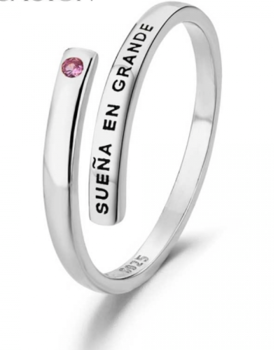 Anillo Sueña en Grande-Plata