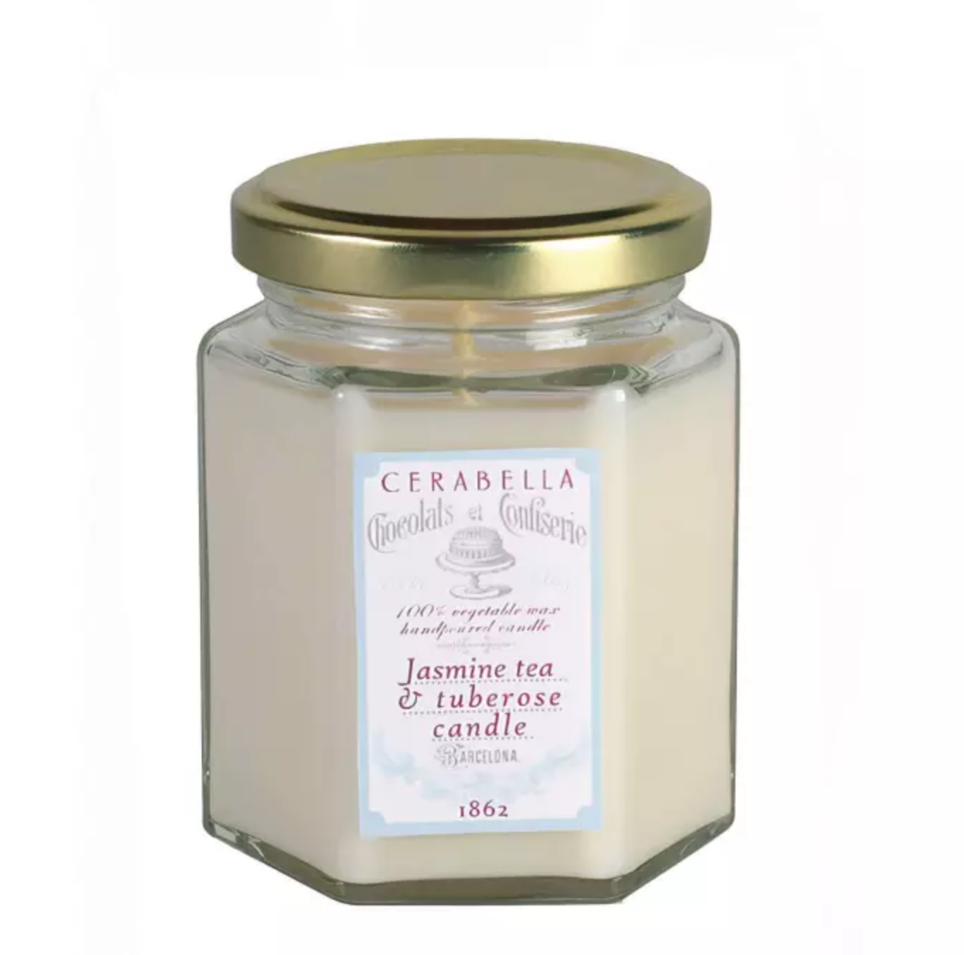Vela Perfumada JASMINE TEA & TUBEROSA 100gr - CERABELLA