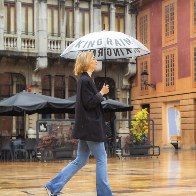 Paraguas transparente FUCKING RAIN - FISURA