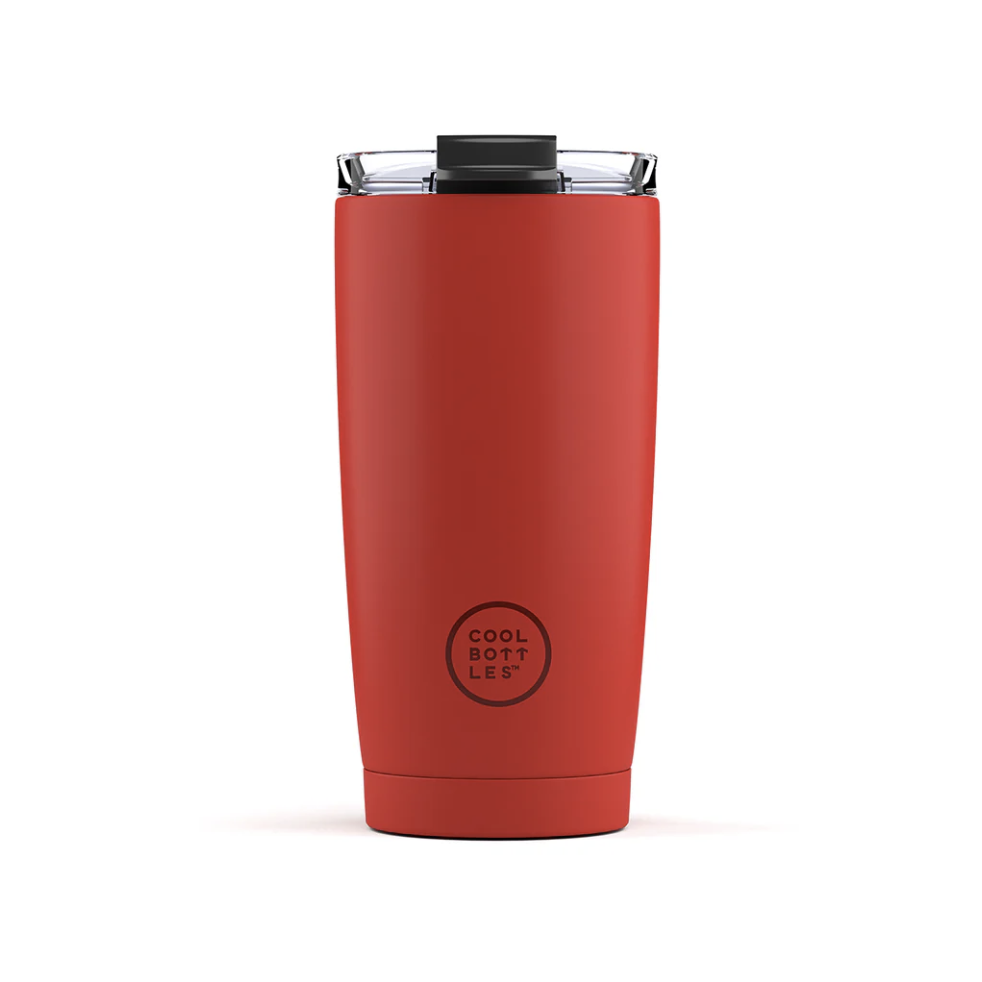 Vaso térmico Tumbler de Acero Inoxidable VIVID RED 550ml- COOL BOTTLES