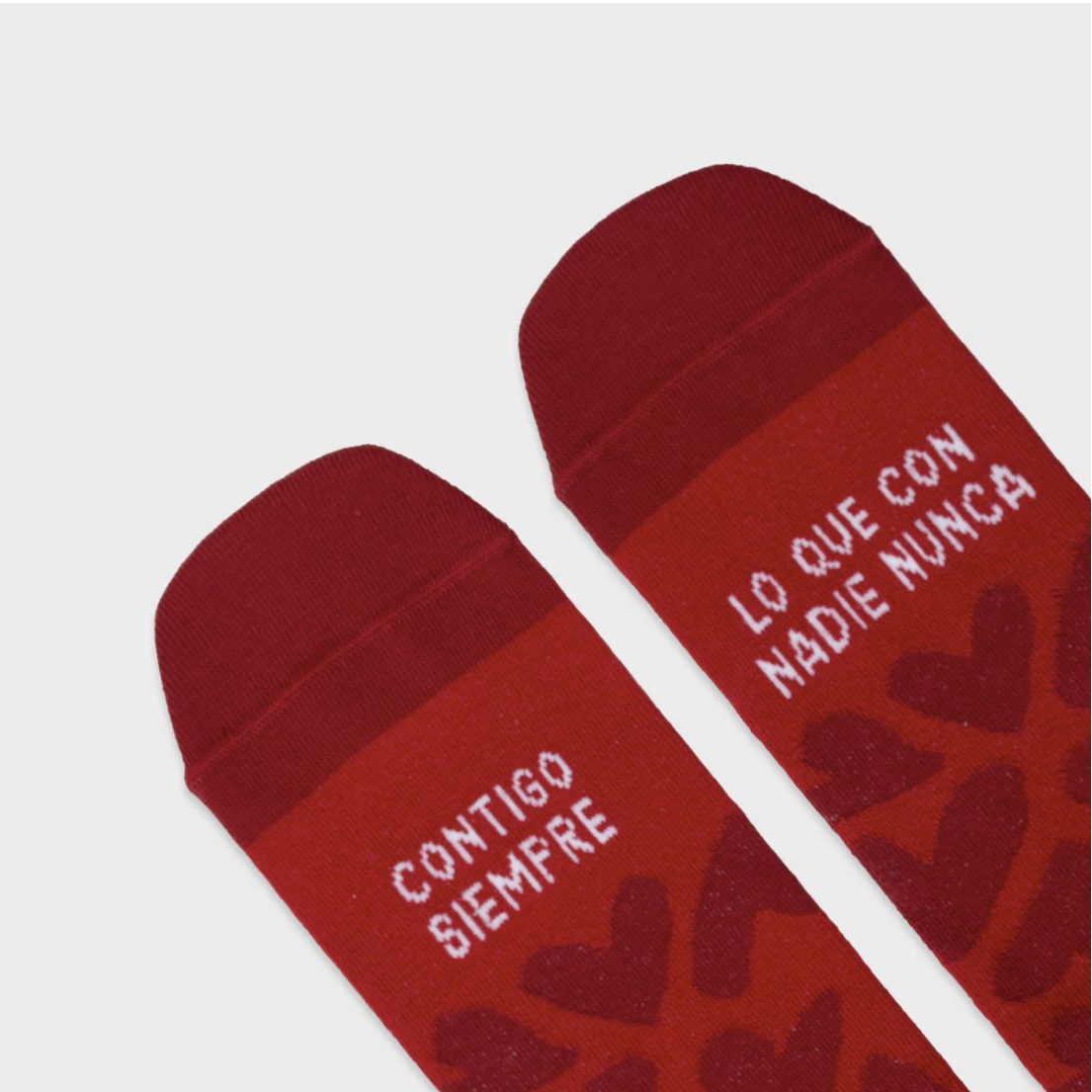 Calcetines "Contigo siempre lo que con nadie nunca" - UO