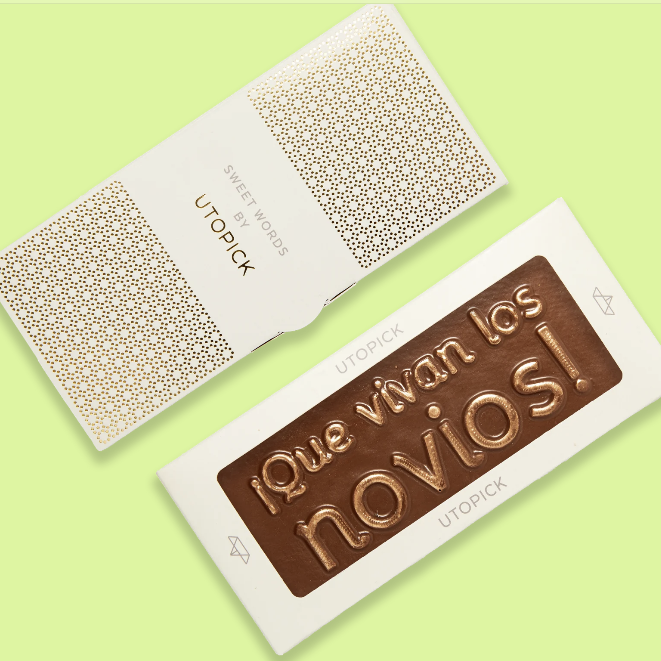 Tableta de chocolate QUE VIVAN LOS NOVIOS - UTOPICK