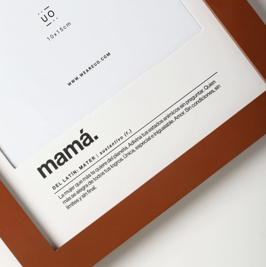 Marco de fotos MAMÁ - UO