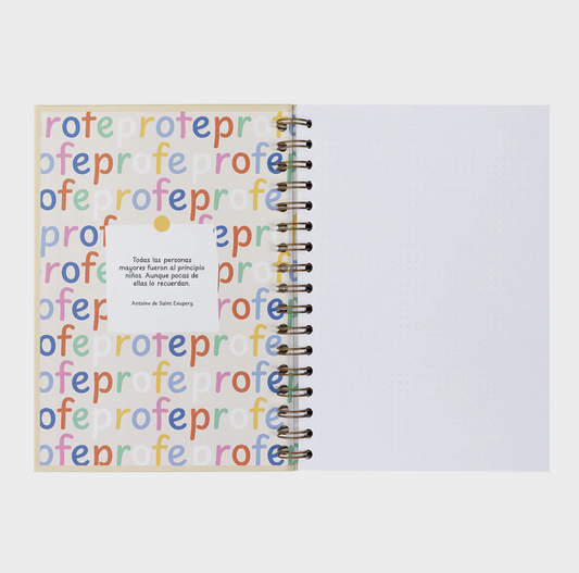 Libreta PROFE MÁS GUAY NO HAY - UO*