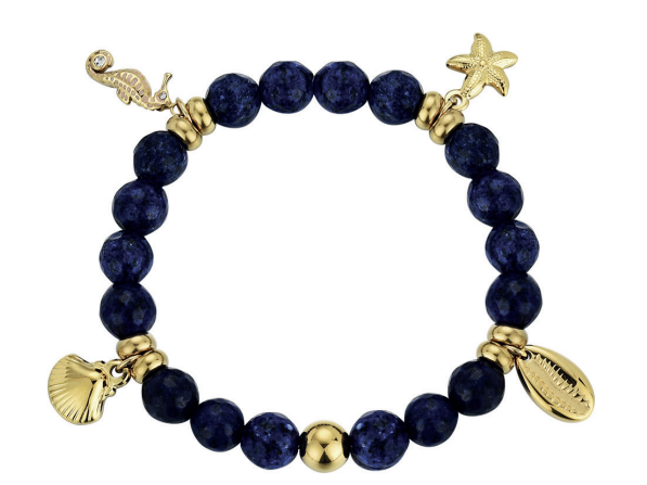 Pulsera LAPISLÁZULI CON CHARMS - Rocío Martín