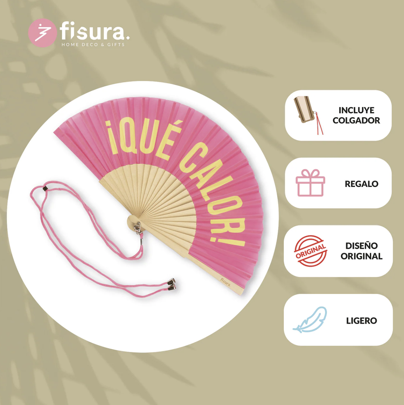 Abanico ¡QUÉ CALOR! - Fisura