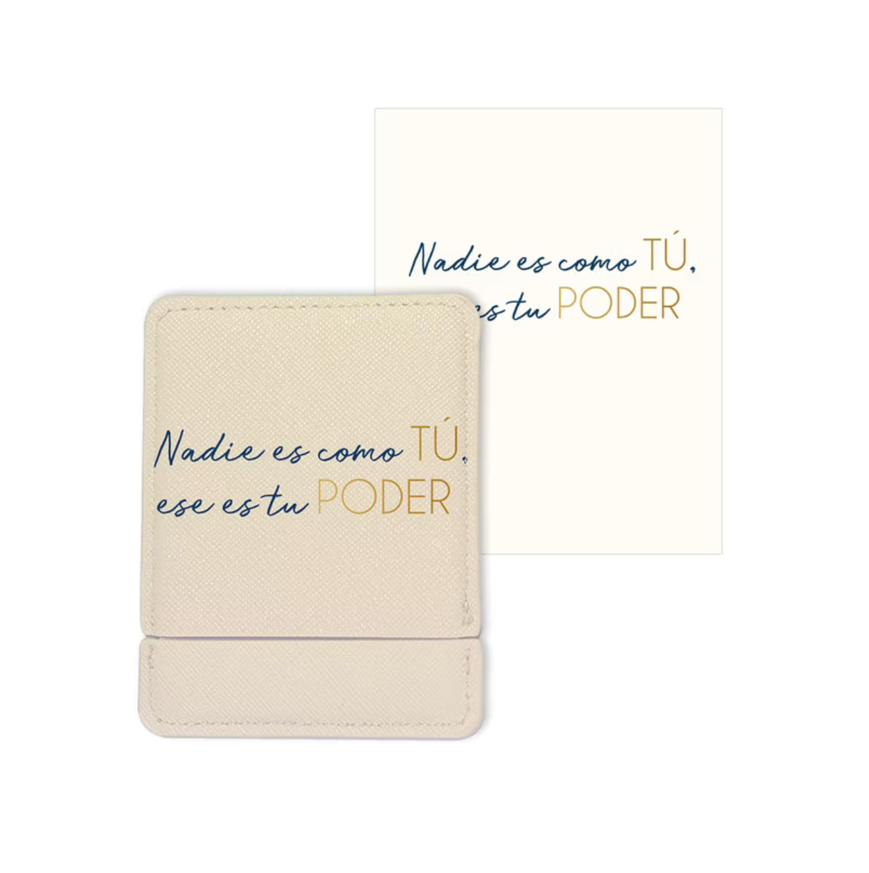 Tarjeta Espejo NADIE ES COMO TÚ, ESE ES TU PODER Blanco - DRAEGER