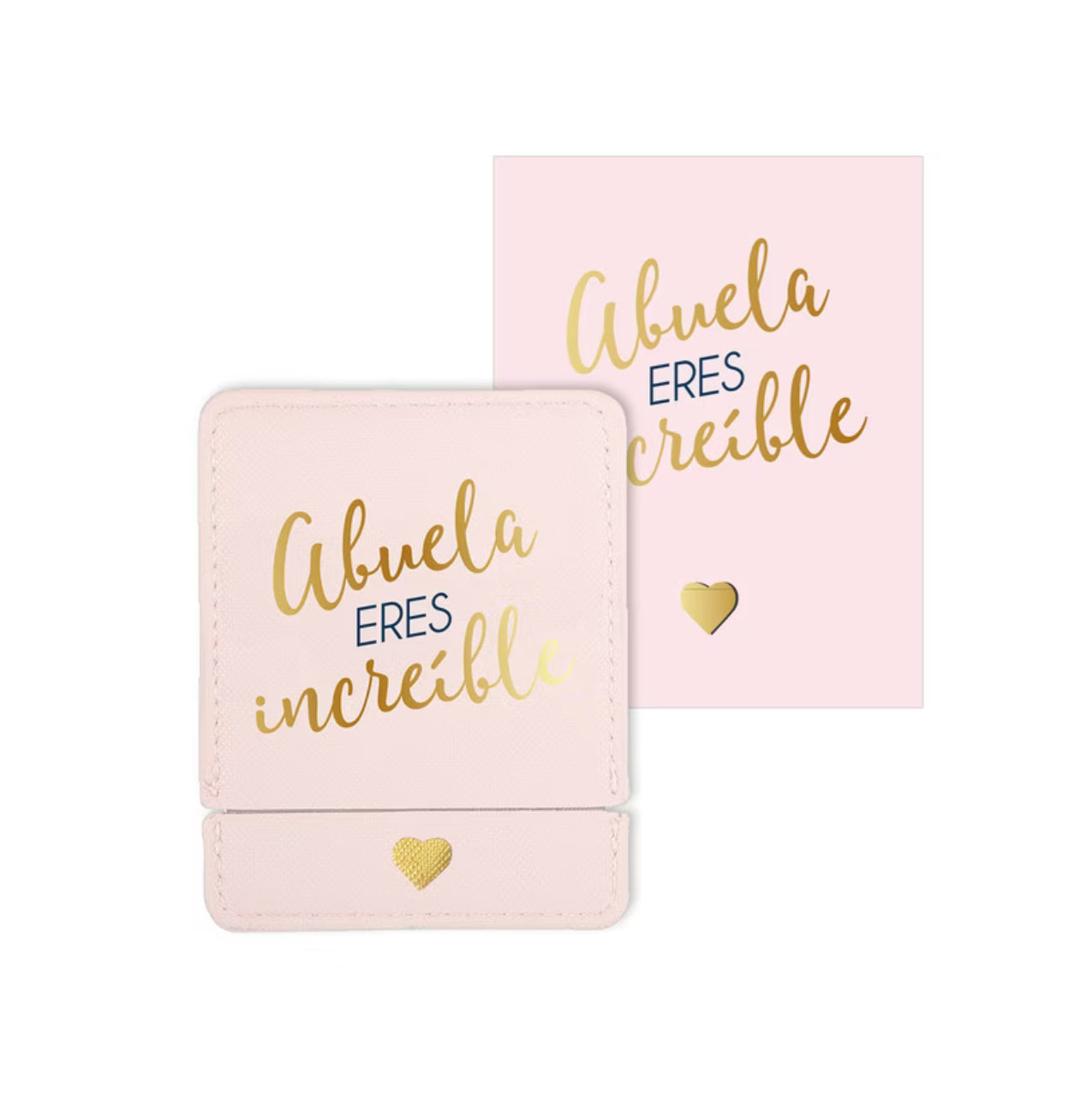 Tarjeta Espejo ABUELA ERES INCREÍBLE Rosa y Dorado - DRAEGER