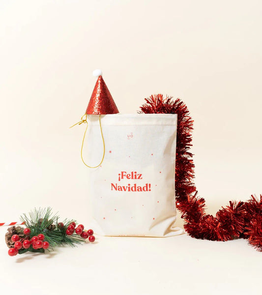 Bolsa Tela Regalo ¡FELIZ NAVIDAD! - UO*