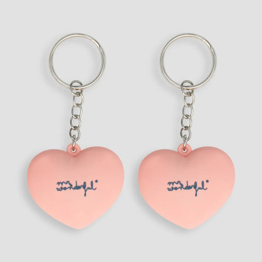 Set de 2 Llaveros Corazón PARA DOS QUE SE QUIEREN UN MONTÓN Hombre+Mujer - Mr. Wonderful
