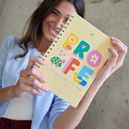 Libreta "Profe gracias por hacerme sentir capaz" - UO
