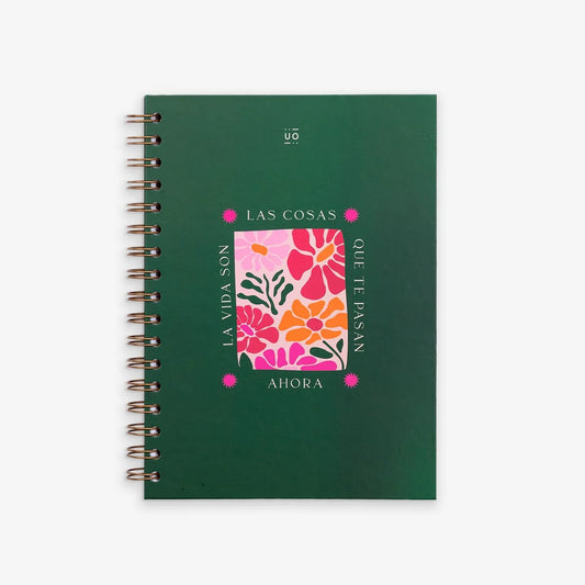Libreta "La vida son las cosas que te pasan ahora"-UO