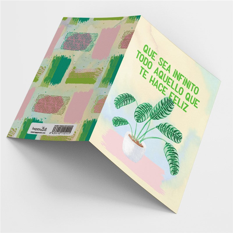 Postal QUE SEA INFINITO... - Happy Mots