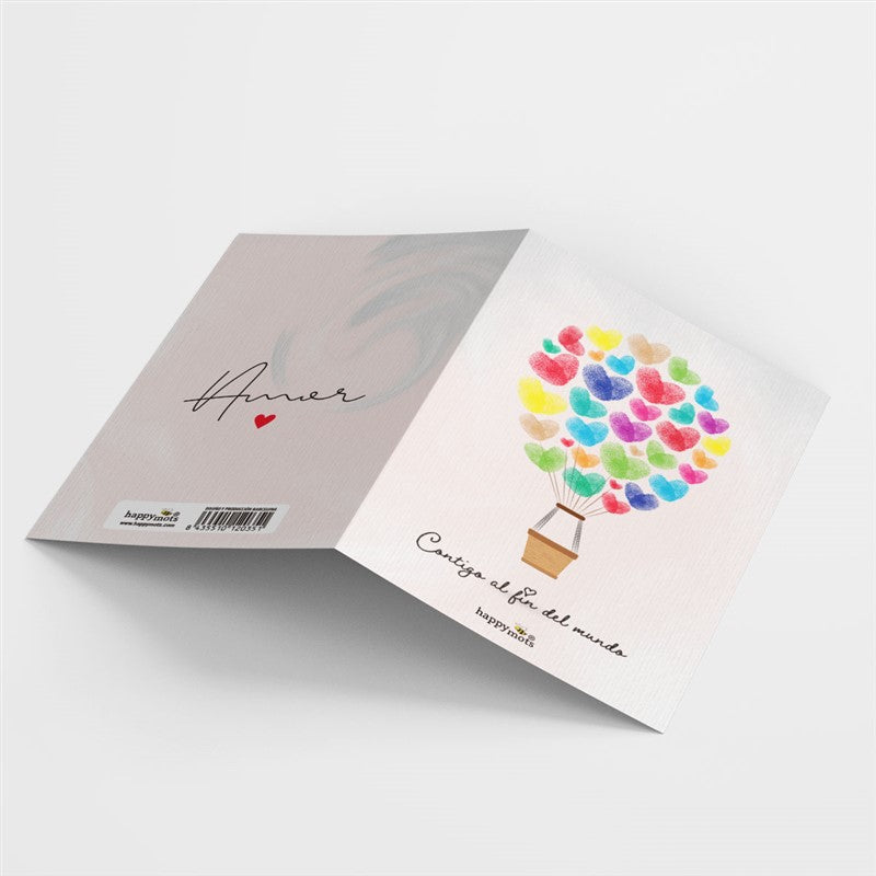 Postal: Contigo al fin del mundo - HAPPY MOTS