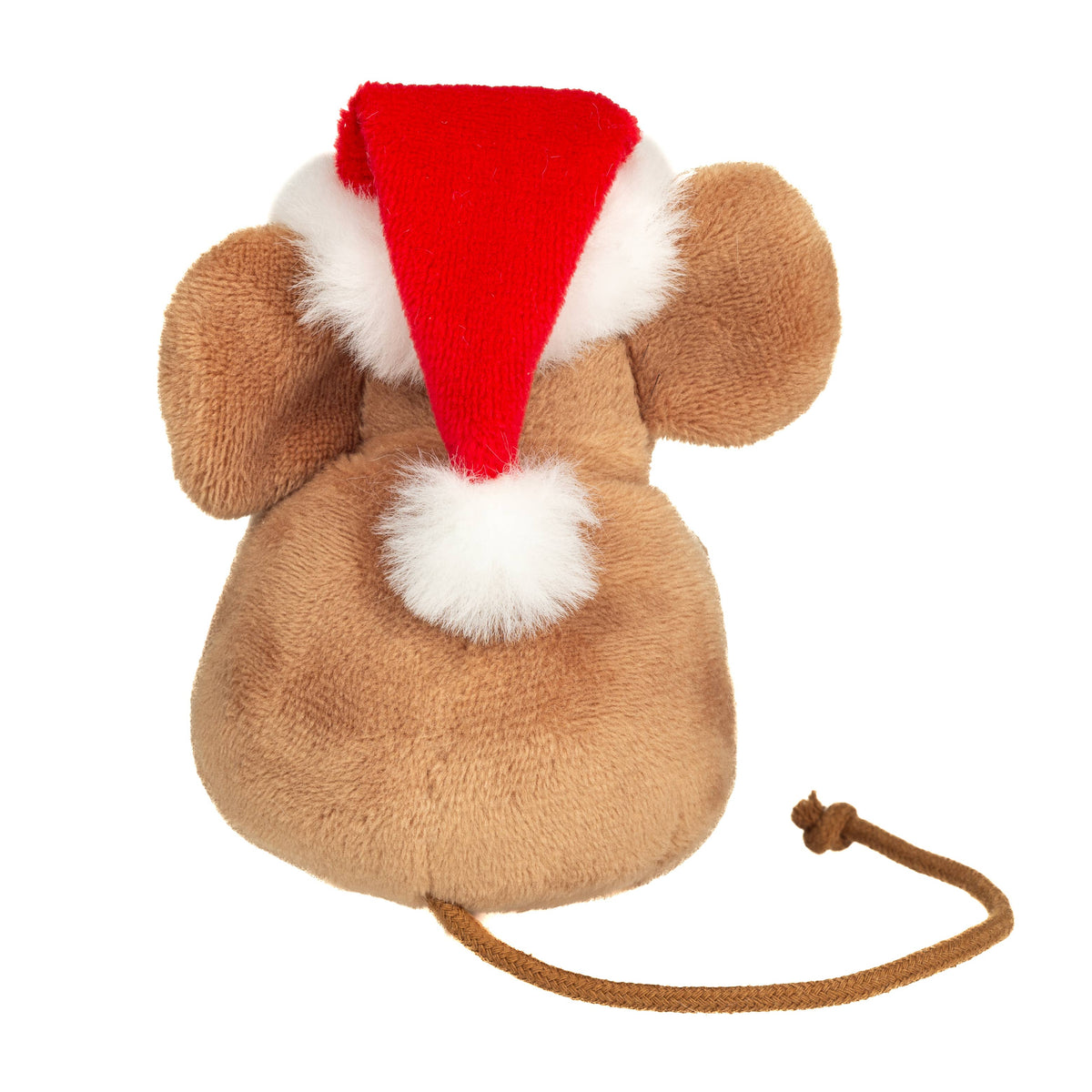 Peluche Ratón de Navidad con árbol de Navidad 11 cm