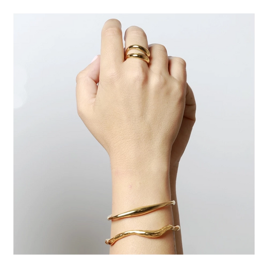 Anillo 2 líneas-Be Love