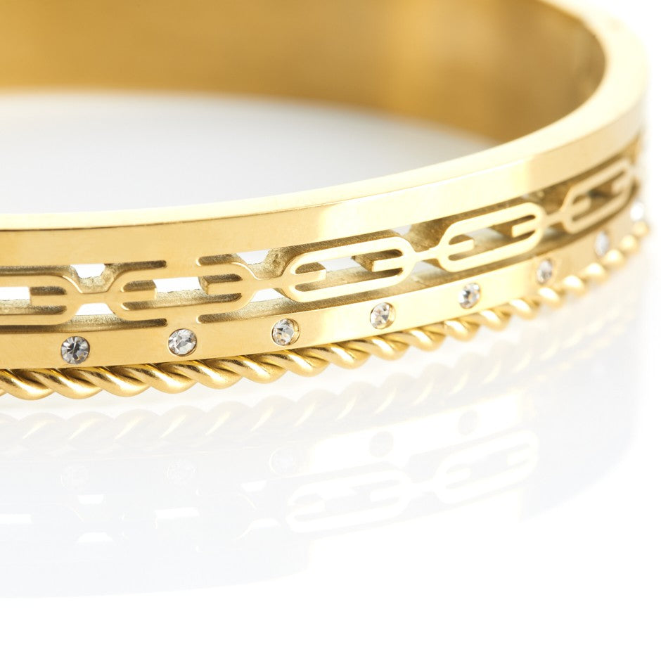 BRAZALETE CADENA DORADO- Alexah