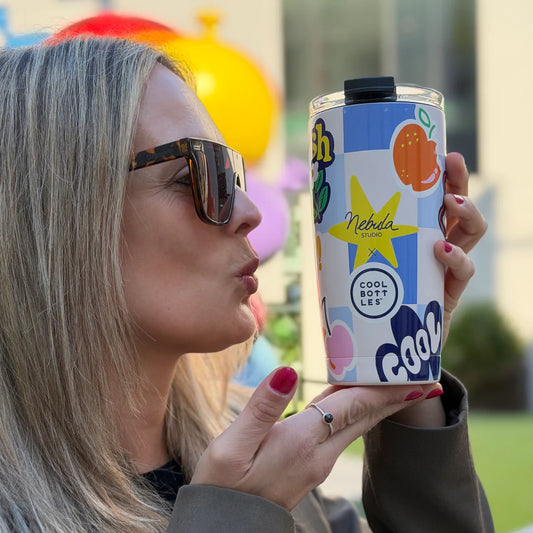 Vaso térmico Nebula - Sticker Fever COOL BOTTLES