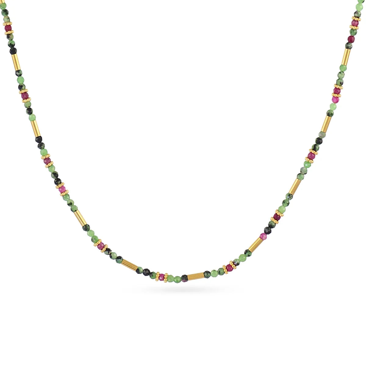 Collar Extensible Spirit Tubos Dorados - Anartxy