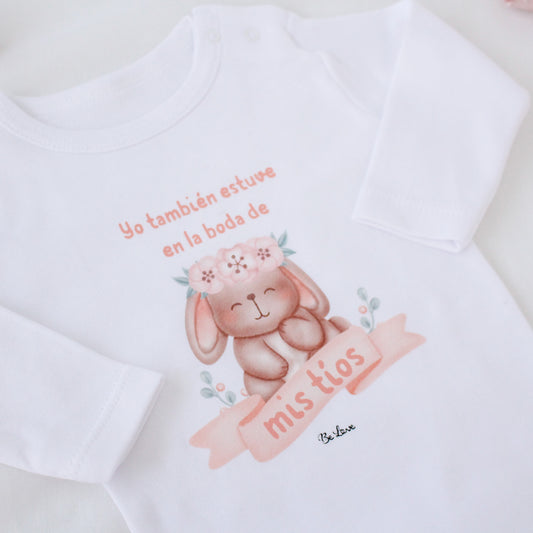 Kit Body + Chupetero Yo también estuve en la boda de mis tíos, Conejita-Be Love