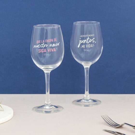 Copas de vino para brindar (y lo que surja) - Mr. Wonderful
