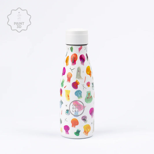 Botella Térmica Infantil de Acero Inoxidable CRAZY SKULLS 260ml - COOL BOTTLES